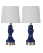 Jimco Lamp & Manufacturing Co Decor Therapy Draper Table Lamps with USB Ports Set of 2